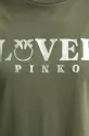 Pinko tricou din bumbac 104605.A2D1 verde