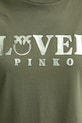 Хлопковая футболка Pinko 104605.A2D1 зелёный