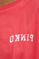 Pinko t-shirt bawełniany 104257.A2C0 czerwony