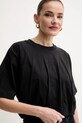 Pinko t-shirt bawełniany czarny 104257.A2F8