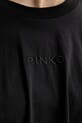 Pinko t-shirt bawełniany 104257.A2F8 czarny