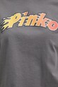 Памучна тениска Pinko 104604.A2D9 сив