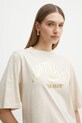 Памучна тениска Pinko бежов 104604.A2CS