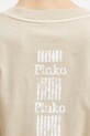 Pinko t-shirt bawełniany 104606.A2D0 beżowy