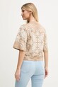 Îmbrăcăminte Pinko tricou din bumbac 104604.A2CY bej