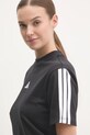 Бавовняна футболка adidas Essentials чорний JM2393
