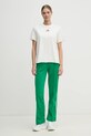 Хлопковая футболка adidas ALL SZN Graphic JN7384 бежевый SS25