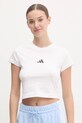 Хлопковая футболка adidas Future Icons хлопок белый JE4001