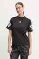 Бавовняна футболка adidas Future Icons чорний JE0237