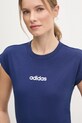 Футболка adidas Essentials Linear темно-синій JG8658