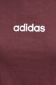 adidas tricou din bumbac Essentials Linear JG8663 burgundia
