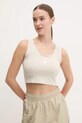 adidas top Essentials beżowy JD0561