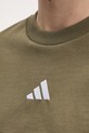 Bombažna kratka majica adidas Essentials JE1199 zelena