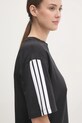 Бавовняна футболка adidas Essentials чорний JC5960