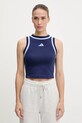 Top adidas W CB Color Pop απλικέ σκούρο μπλε JG4182