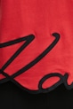Хлопковая футболка Karl Lagerfeld KARL SIGNATURE A1W17013 красный