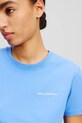 Îmbrăcăminte Karl Lagerfeld tricou din bumbac A1W17019 albastru