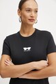 Karl Lagerfeld tricou din bumbac negru A1W17021
