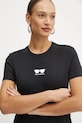 Karl Lagerfeld t-shirt bawełniany czarny A1W17021