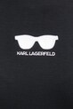 Karl Lagerfeld tricou din bumbac A1W17021 negru