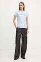 Karl Lagerfeld tricou din bumbac A1W17068 albastru SS25