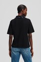Karl Lagerfeld polo in cotone A1W17079 nero SS25