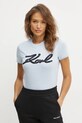 Памучна тениска Karl Lagerfeld син A1W17117