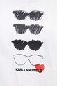 Karl Lagerfeld t-shirt bawełniany A1W17121 biały