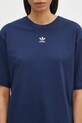 Хлопковая футболка adidas Originals Essential тёмно-синий JC8968