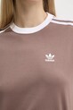 adidas Originals t-shirt 3-Stripes JD4570 brązowy