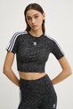 Футболка adidas Originals SNAKE BABY TEE хлопок серый JI8408
