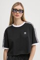 Футболка adidas Originals 3S LOOSE CROP T чорний JC8149