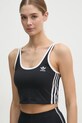 Топ adidas Originals 3S BRA TOP slim чорний JD4612