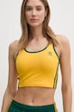adidas Originals top 3S BRA TOP imprimeu galben JP2291