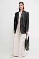 Twinset top bawełniany 251TP2550 beżowy SS25