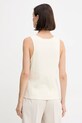 Odzież Twinset top bawełniany 251TP2550 beżowy