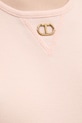 Бавовняний топ Twinset 251TP2550 рожевий