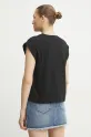 Îmbrăcăminte Twinset tricou din bumbac 251TP2073 negru