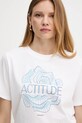 Twinset tricou din bumbac alb 251AX2120