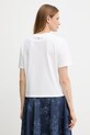 Îmbrăcăminte Twinset tricou din bumbac 251AX2120 alb