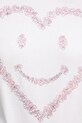 Twinset tricou din bumbac 251AX2120 alb