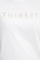 Хлопковая футболка Twinset 251TT2041 белый