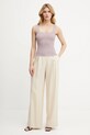 Twinset top din amestec de in 251TT3147 violet SS25