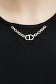Bavlněný top Twinset 251TT2400 černá