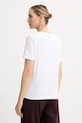 Îmbrăcăminte Twinset tricou din bumbac 251TT2042 alb
