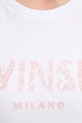Twinset tricou din bumbac 251TT2042 alb