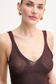 Twinset top brązowy 251TT3220