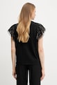 Odzież Twinset t-shirt bawełniany 251TT2370 czarny