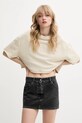 IRO t-shirt bawełniany beżowy WF14OLINDA