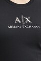 Armani Exchange pamut póló XW000386.AF10354 fekete